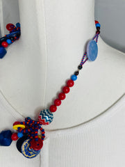 Blue Frog Clicker Necklace by The Vintage Jewel