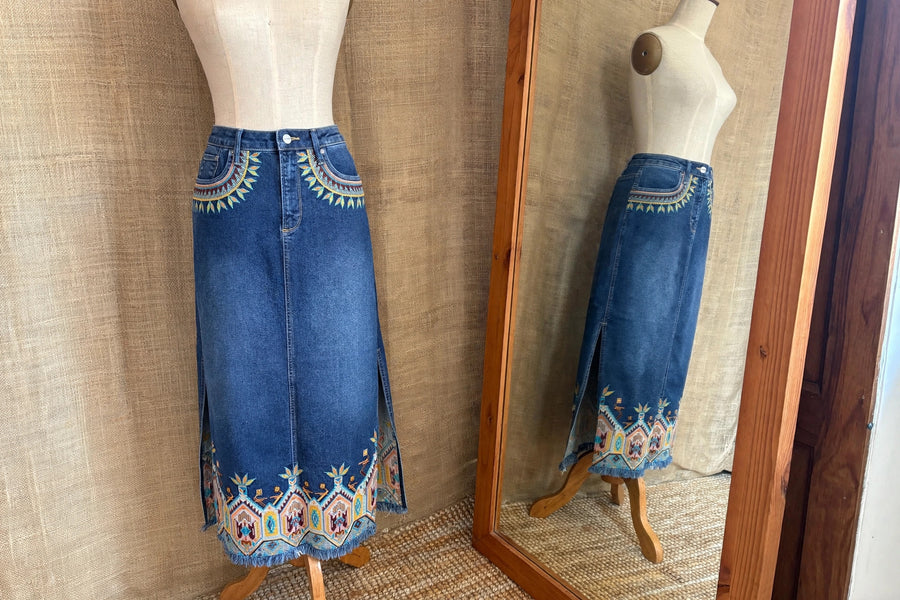 Svetlana Skirt in Canyon Craft by Driftwood Jeans