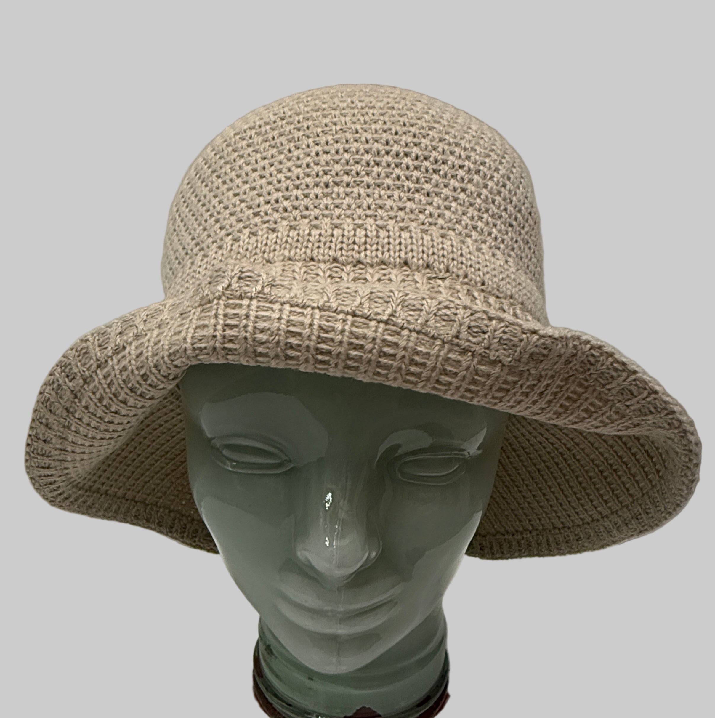 C.C. Beanie Knit Bucket Hat with Back Bow Robin Boutique