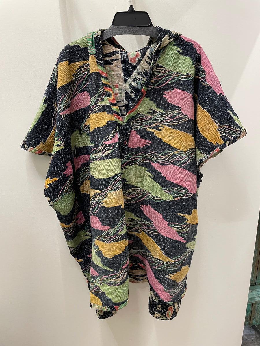 Peace + Love Poncho #203 by Kantha Bae