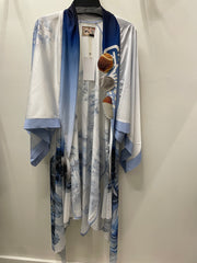 Kimono Cardigan in Japanese Koi by IPNG Design