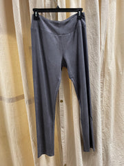 Annelise Stretch Suede Pants in Grey by Joh Robin Boutique