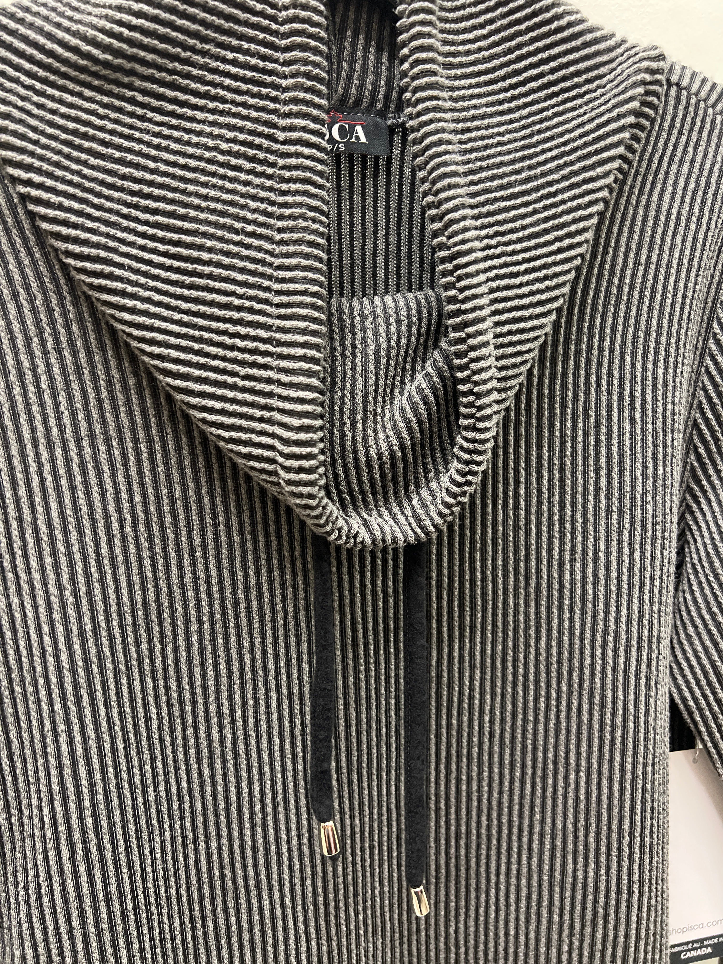 Rib Top in Black by ISCA