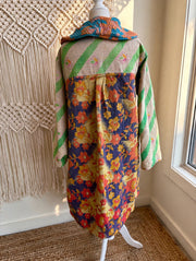 Fine Kantha Drifter Coat #111 by Kantha Bae