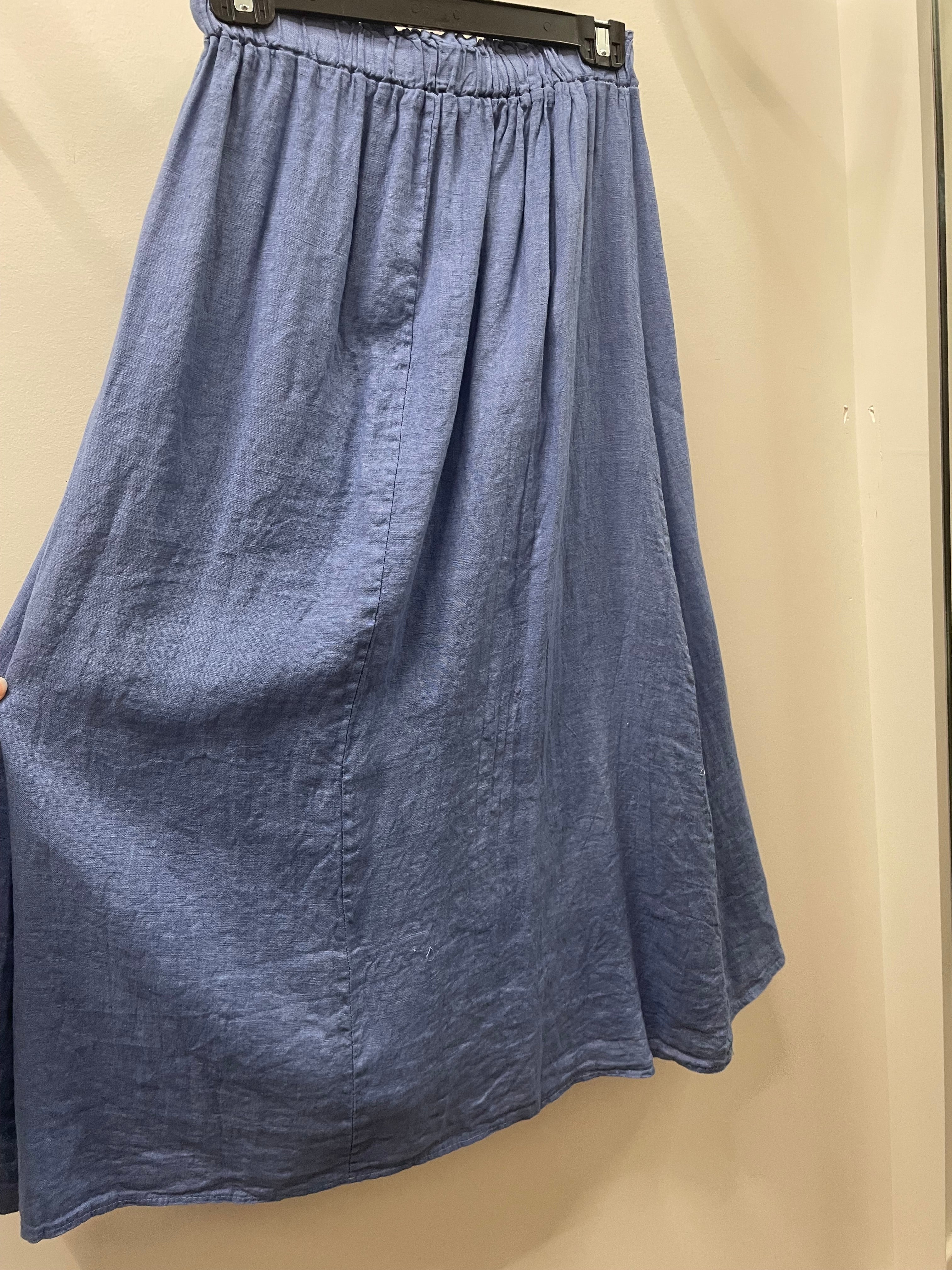 Pinched Midi Skirt