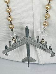 B-52 Stratofortress Plane Necklace by Gina Robin Boutique