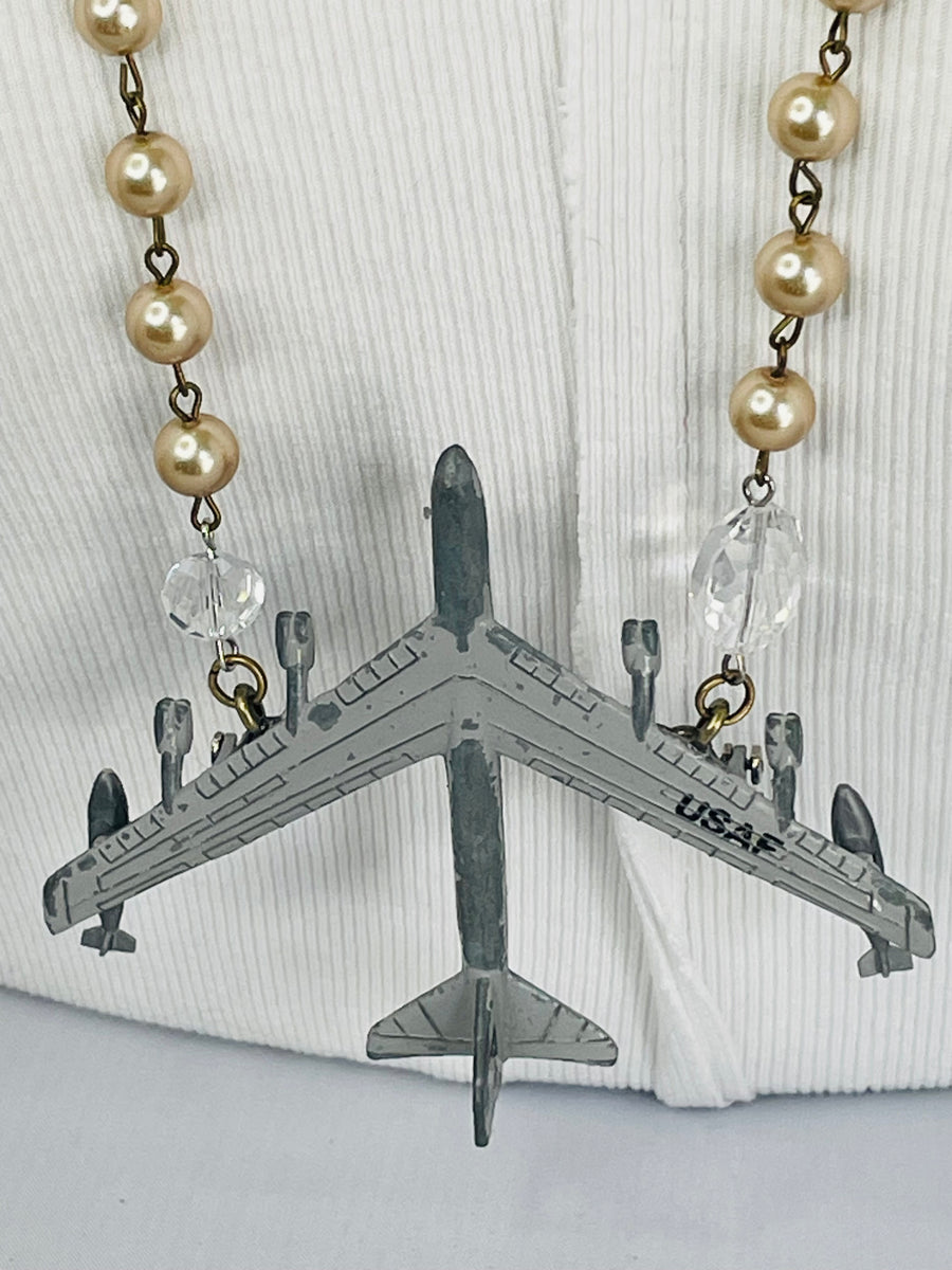 B-52 Stratofortress Plane Necklace by Gina Robin Boutique