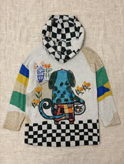 Alfie & Bubbles Hooded Pullover by Inoah