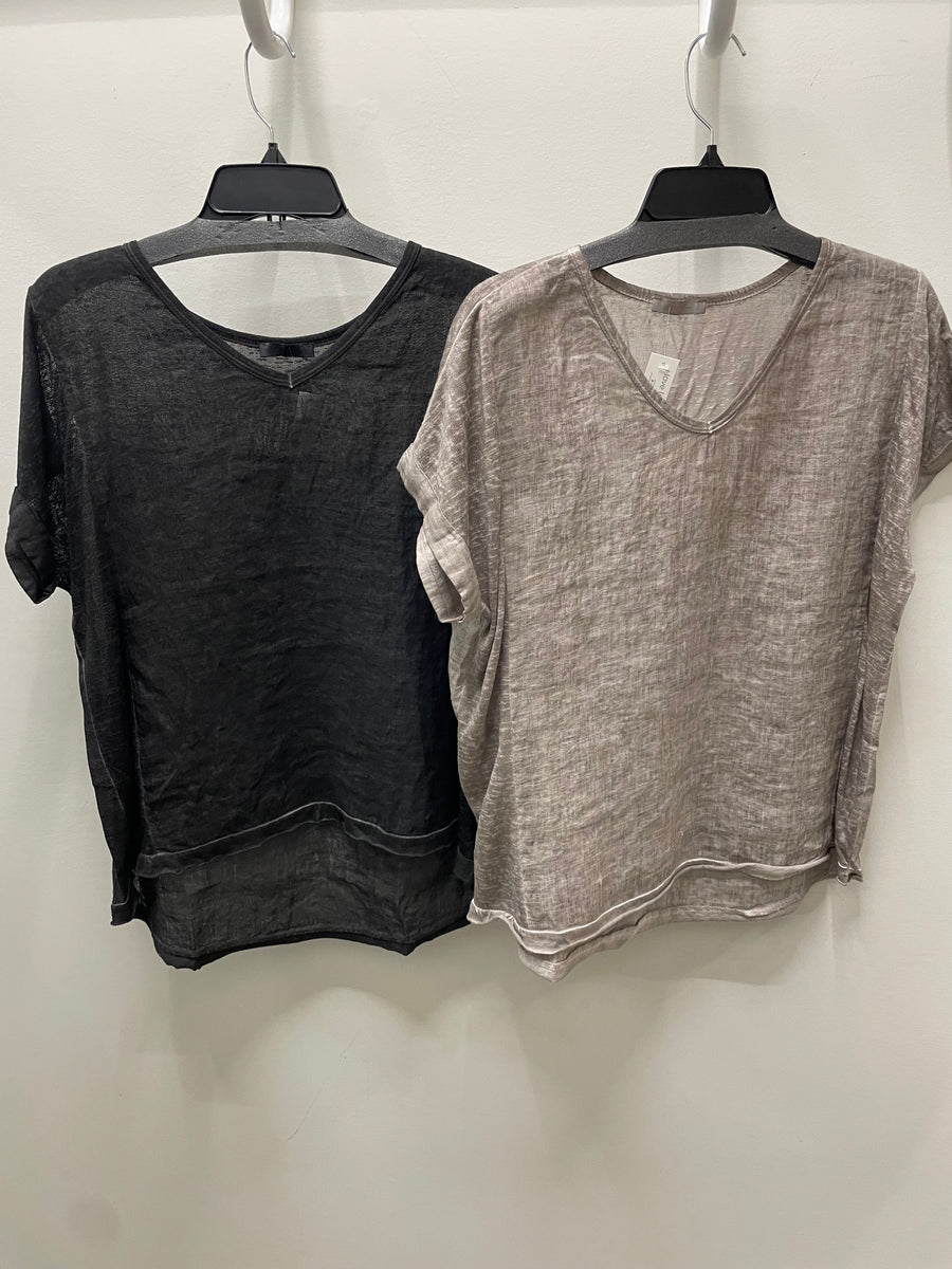 Linen Tee by I Love Linen