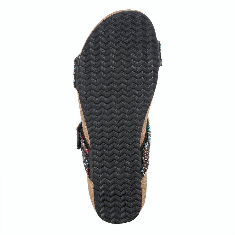 Azura Bahama Cork Wedge Multi Straps Sandal