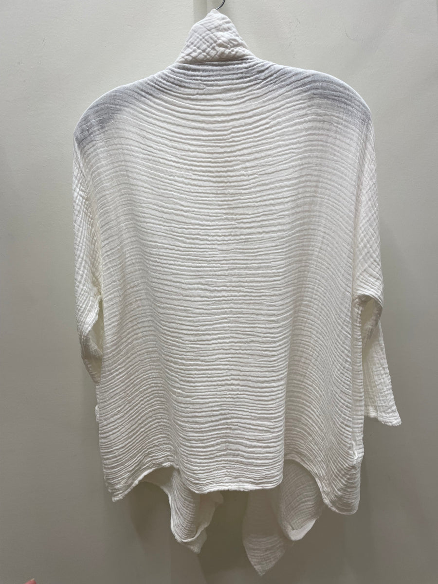 Gauze Collar Jacket