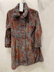 Paisley Velvet Knee Length Jacket by Paper Lace