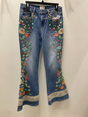 Farrah Flare in Gardenia Foulard Jean by Driftwood