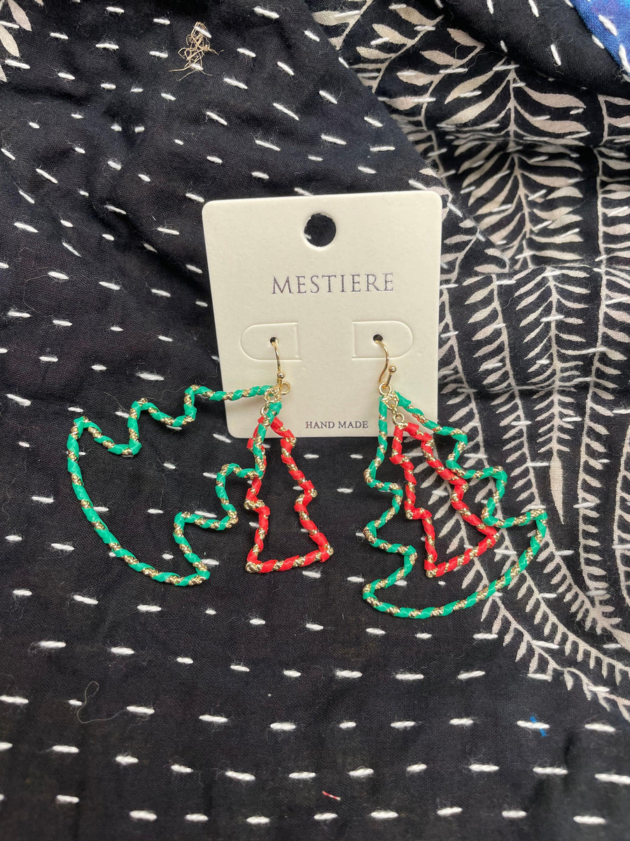 Christmas Tree Earrings - Robin Boutique-Boutique 