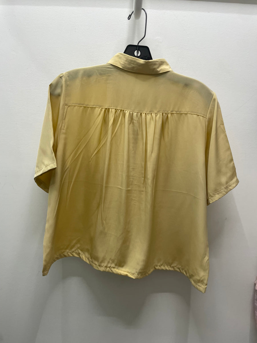 Reworked Flowy Crop Button Down #121