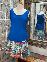 Tiered Skirt in Blue Birds by Jams World