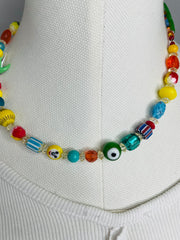 Angel Fish Glass Necklace by The Vintage Jewel