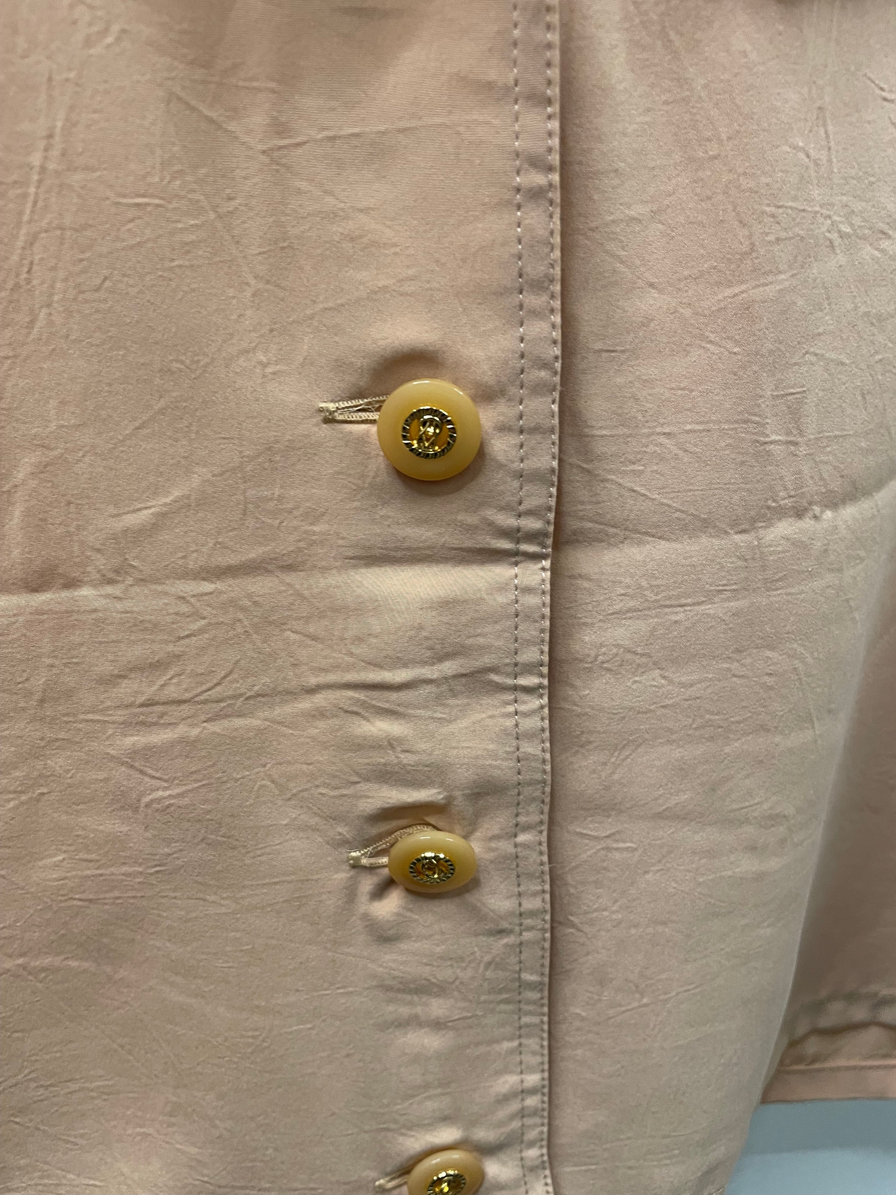 Reworked Flowy Crop Button Down #116