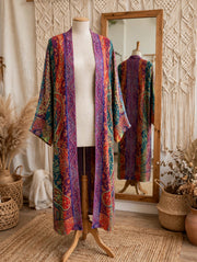 Reversible Tapestry Paisley Duster
