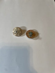 Clip On Retro Sparkle Button Earrings by The Vintage Jewel