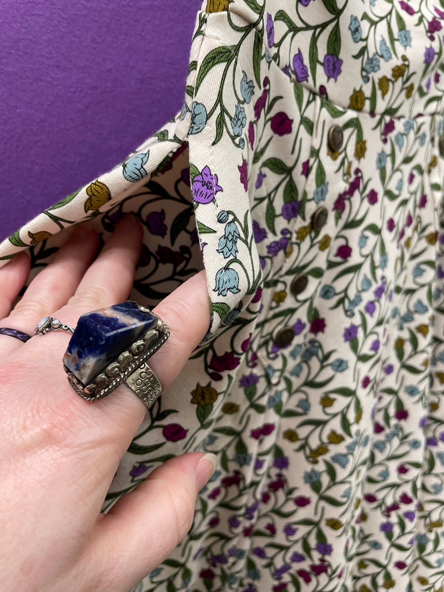 Devonport Skirt in Lilly Print by Effie's Heart