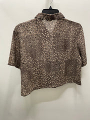 Reworked Flowy Crop Button Down #105