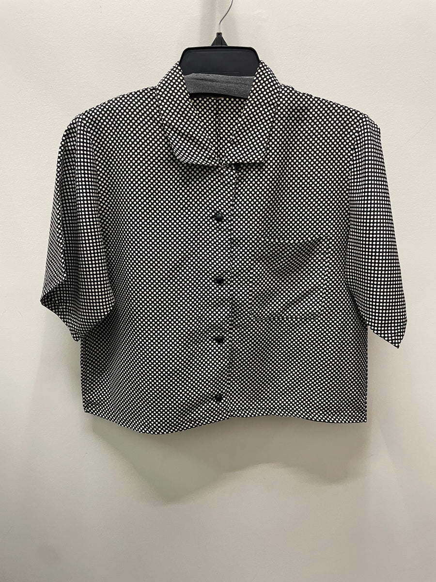 Reworked Flowy Crop Button Down #104