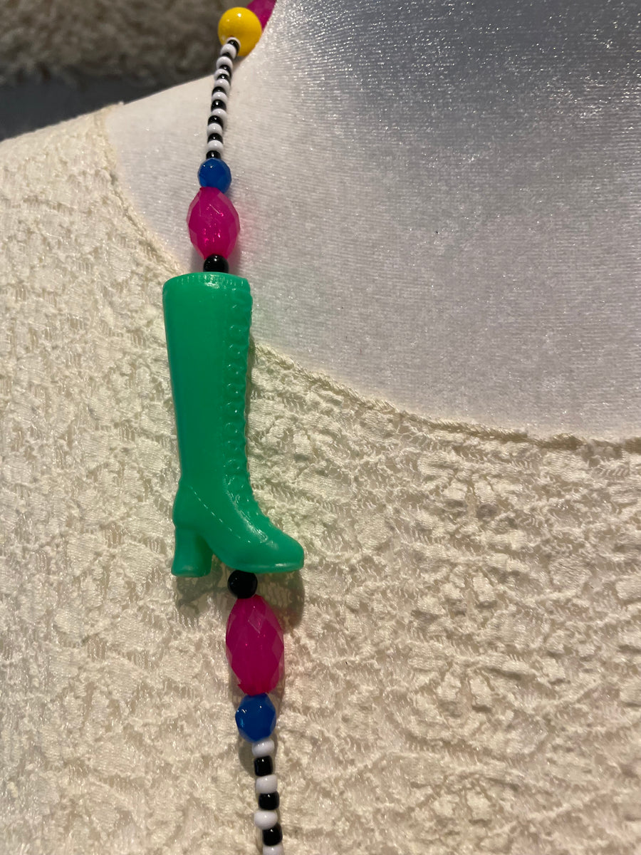 Barbie Boot Necklace by The Vintage Jewel