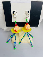 Vintage Clown Earrings by The Vintage Jewel
