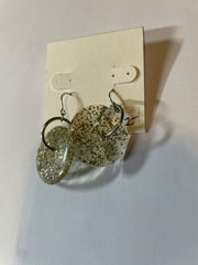 Glitter Button Earrings by The Vintage Jewel