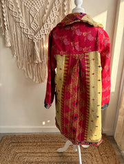 Fine Kantha Drifter Coat #138 by Kantha Bae