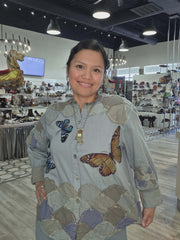 Butterfly Applique Jacket by Paper Lace