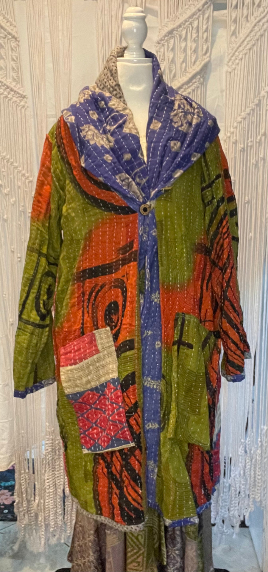 Koverlet Nomad Coat by Kantha Bae Robin Boutique