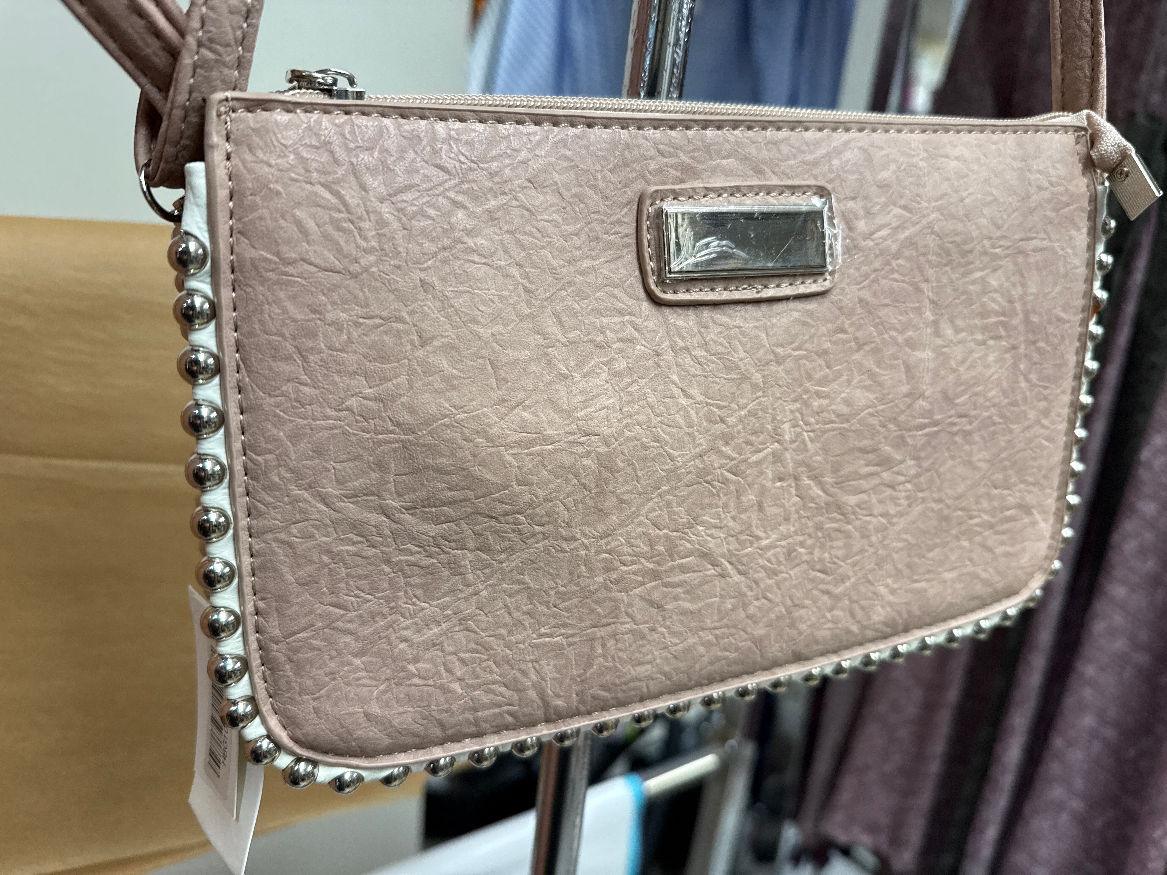 Studded Clutch or Shoulder Handbag Robin Boutique