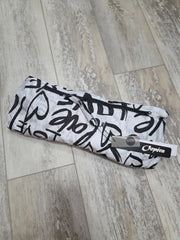 Packable Raincoat in Grafitti Black and White Robin Boutique