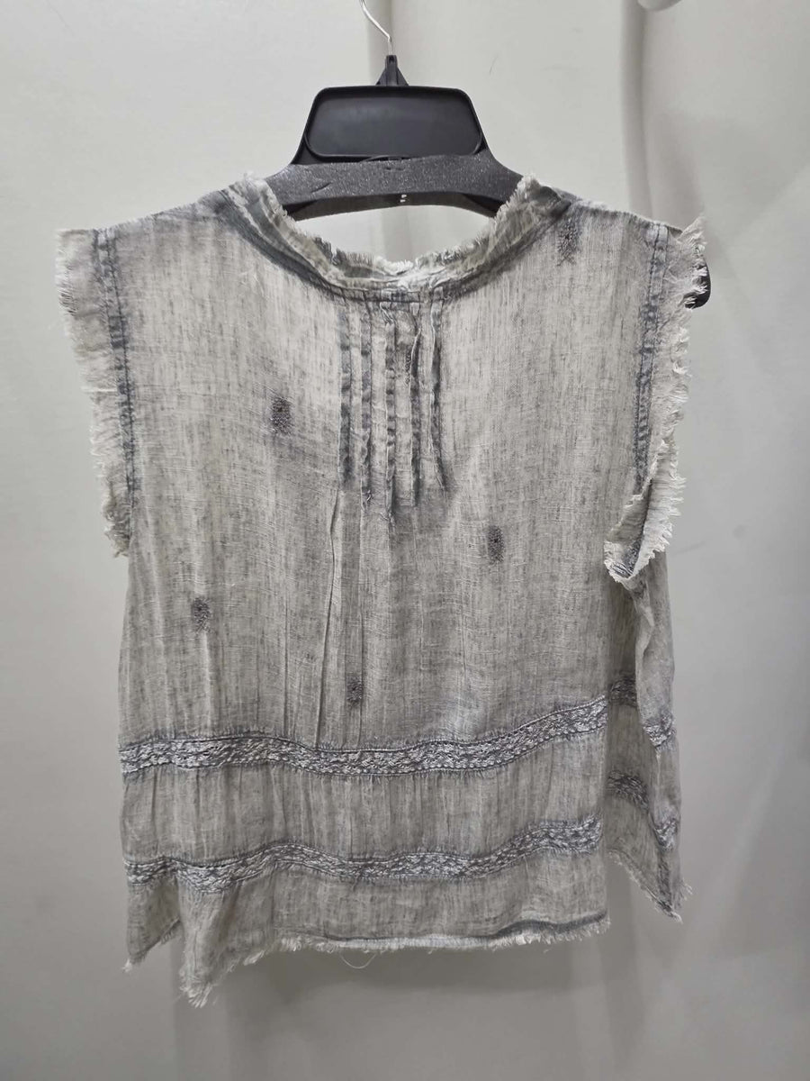 Cotton Lace Detail Tank