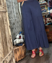 Focus Clothing Cotton Dobby Shirring Pants CD212 - Robin Boutique-Boutique 
