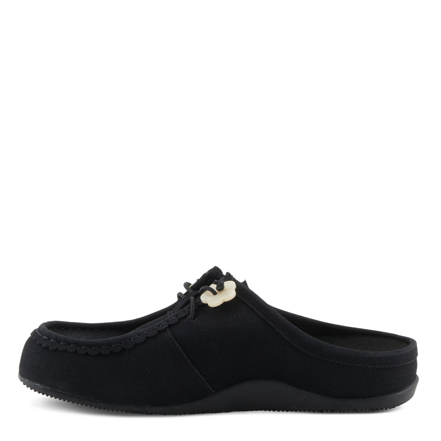 Side view of Cutestuff Shoes by Patrizia in black - Robin Boutique