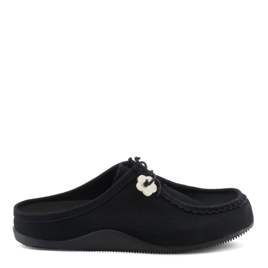 Side view of Cutestuff Shoes by Patrizia in black - Robin Boutique