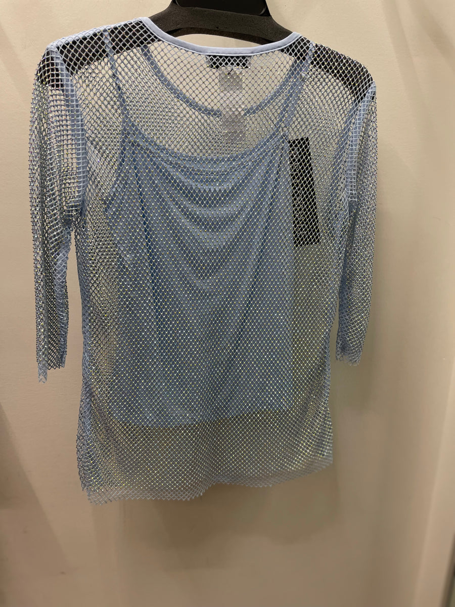 Diamond Mesh Top with Matching Cami by EllyNDale