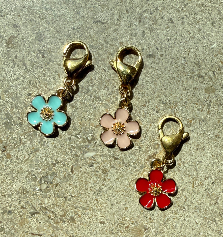 Gold Plated Flower Charms Robin Boutique