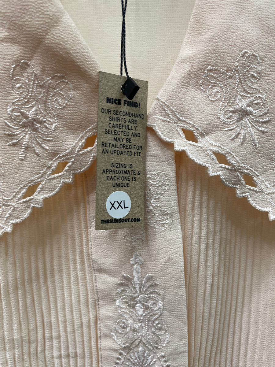 Reworked Flowy Crop Button Down #119