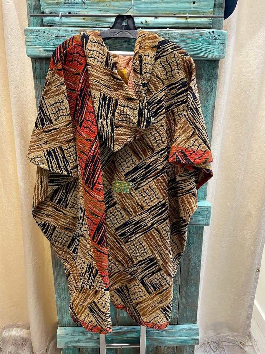 Peace + Love Poncho #202 by Kantha Bae