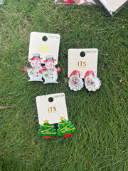 Santa Claus Earrings - Robin Boutique-Boutique 