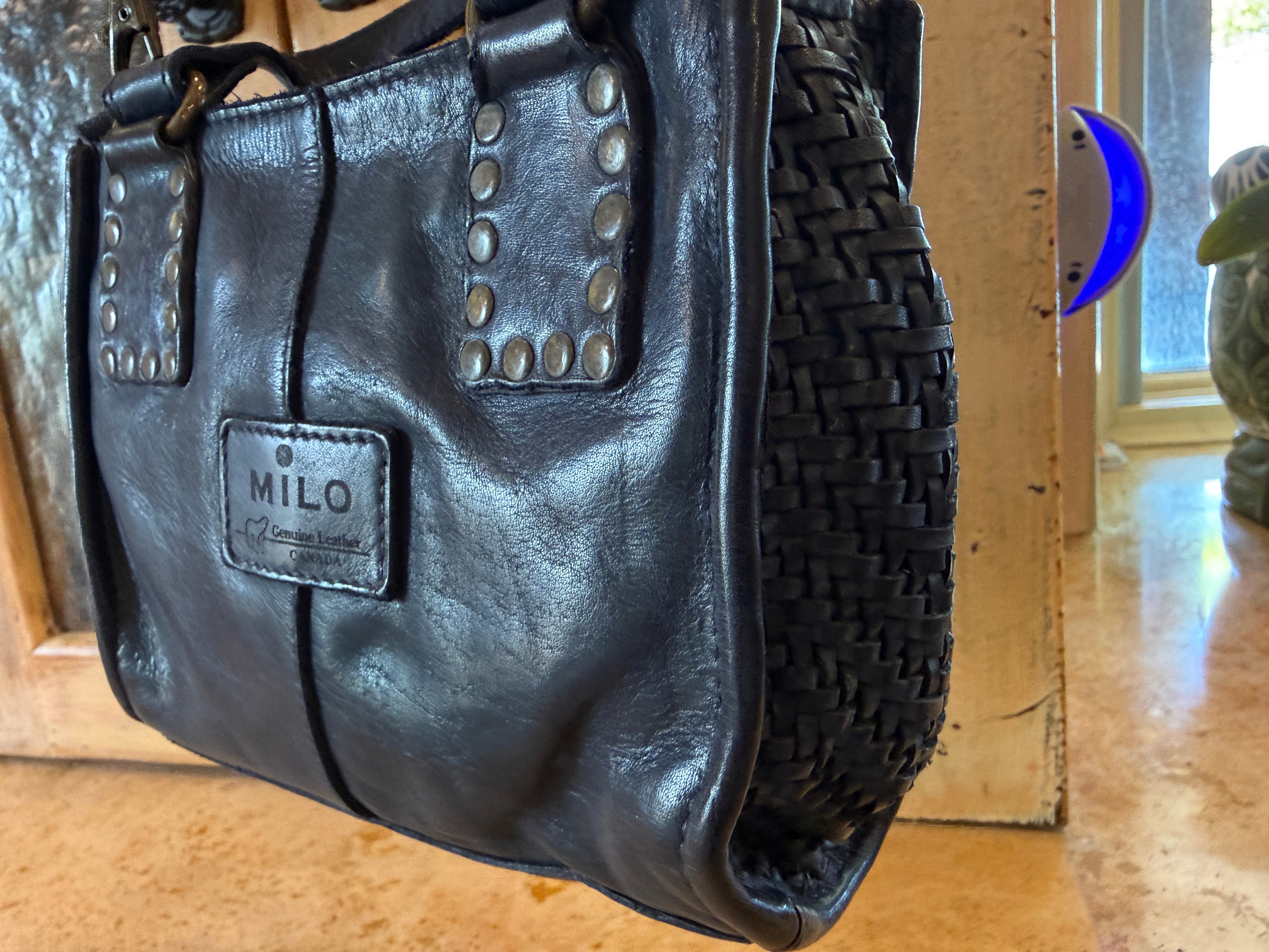 Amica Leather Handbag by Milo Robin Boutique