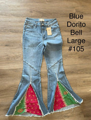 Upcycled Denim Dorito Bell by Kantha Bae - Robin Boutique-Boutique 