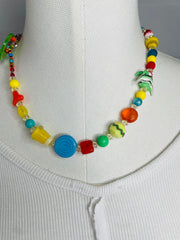 Angel Fish Glass Necklace by The Vintage Jewel