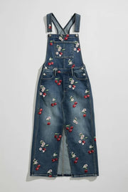 Sarah Overall Dress in Cherry on Top by Driftwood Jeans