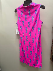 Sleeveless Scallop Dress in Seahorse Print by Lulu-B
