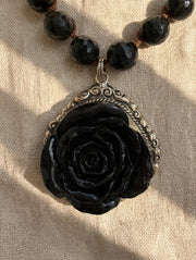 Midnight Rose Necklace by Tara Gasparian